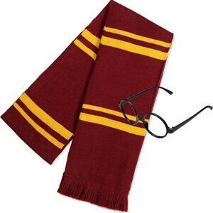 Wizard Striped Scarf Knit,Ultra Soft Scarf Cosplay Halloween Costumes Accessorie